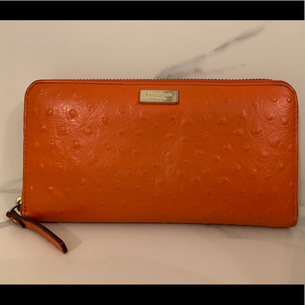 Kate Spade Ostrich Leather Wallet